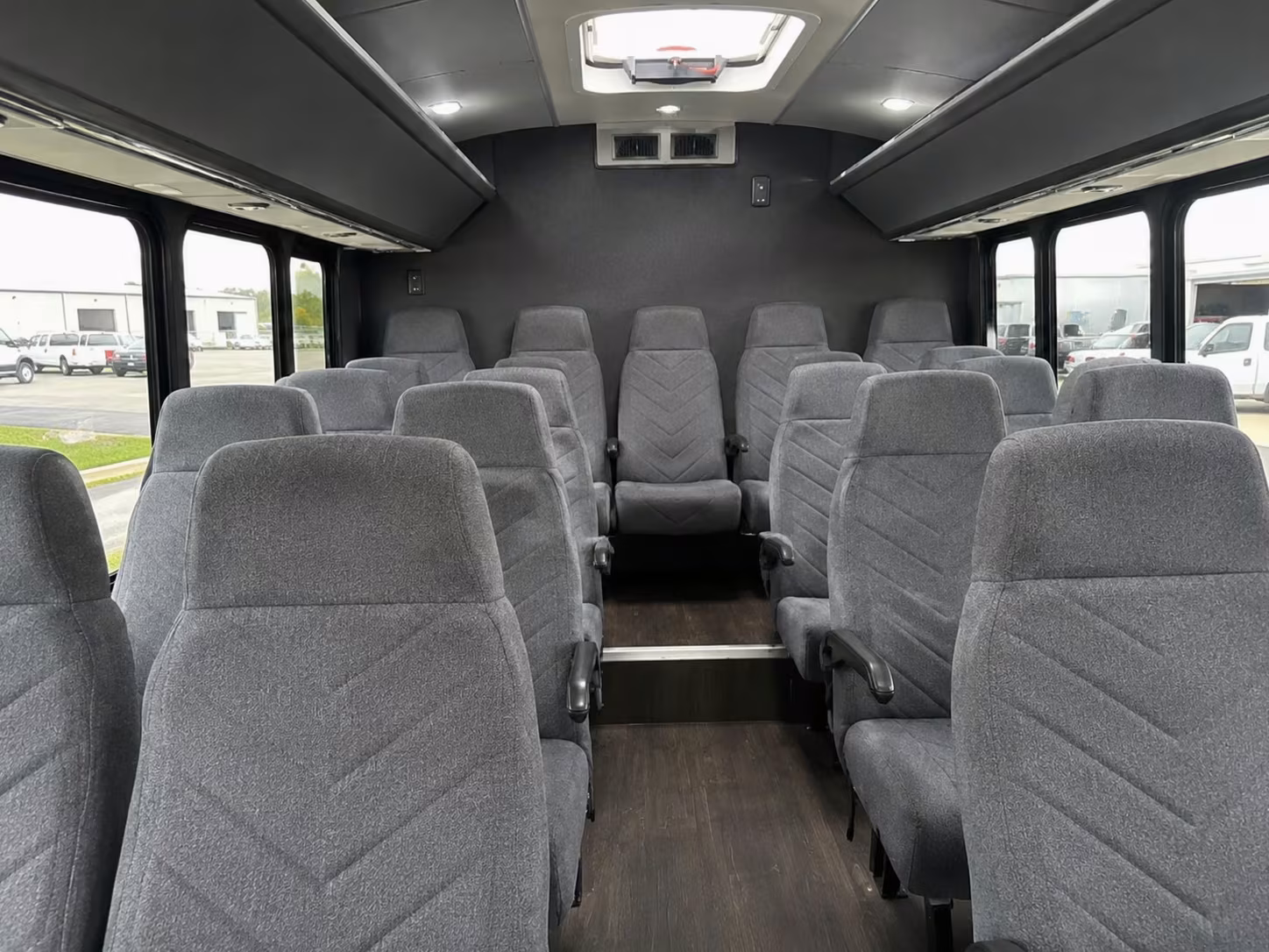 15 passenger minibus inside