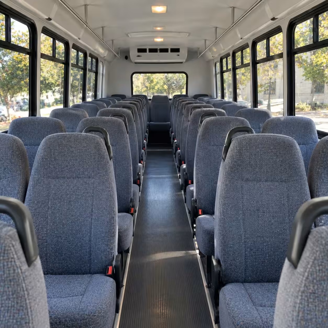 35 passenger minibus inside