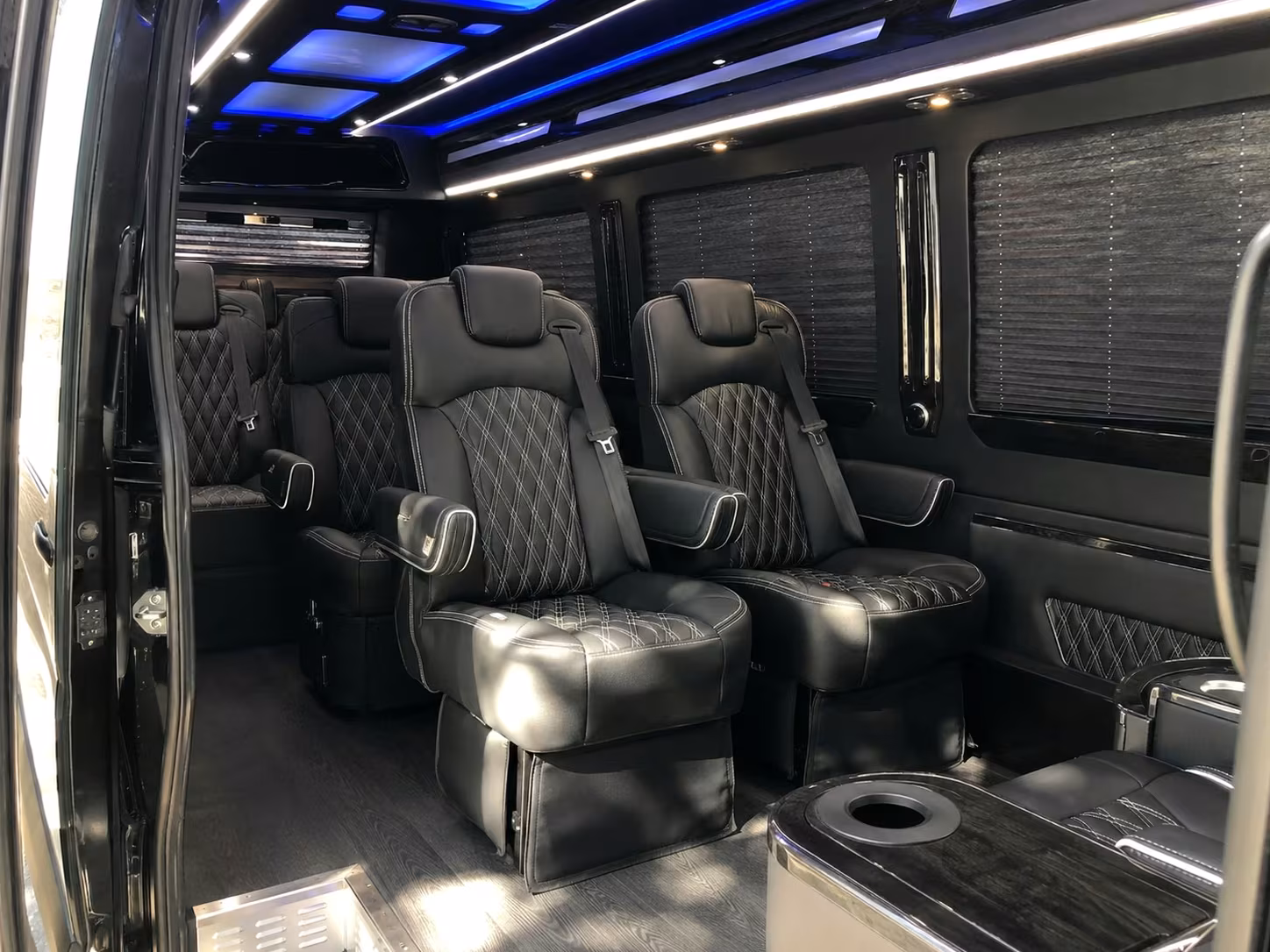 sprinter van with driver inside