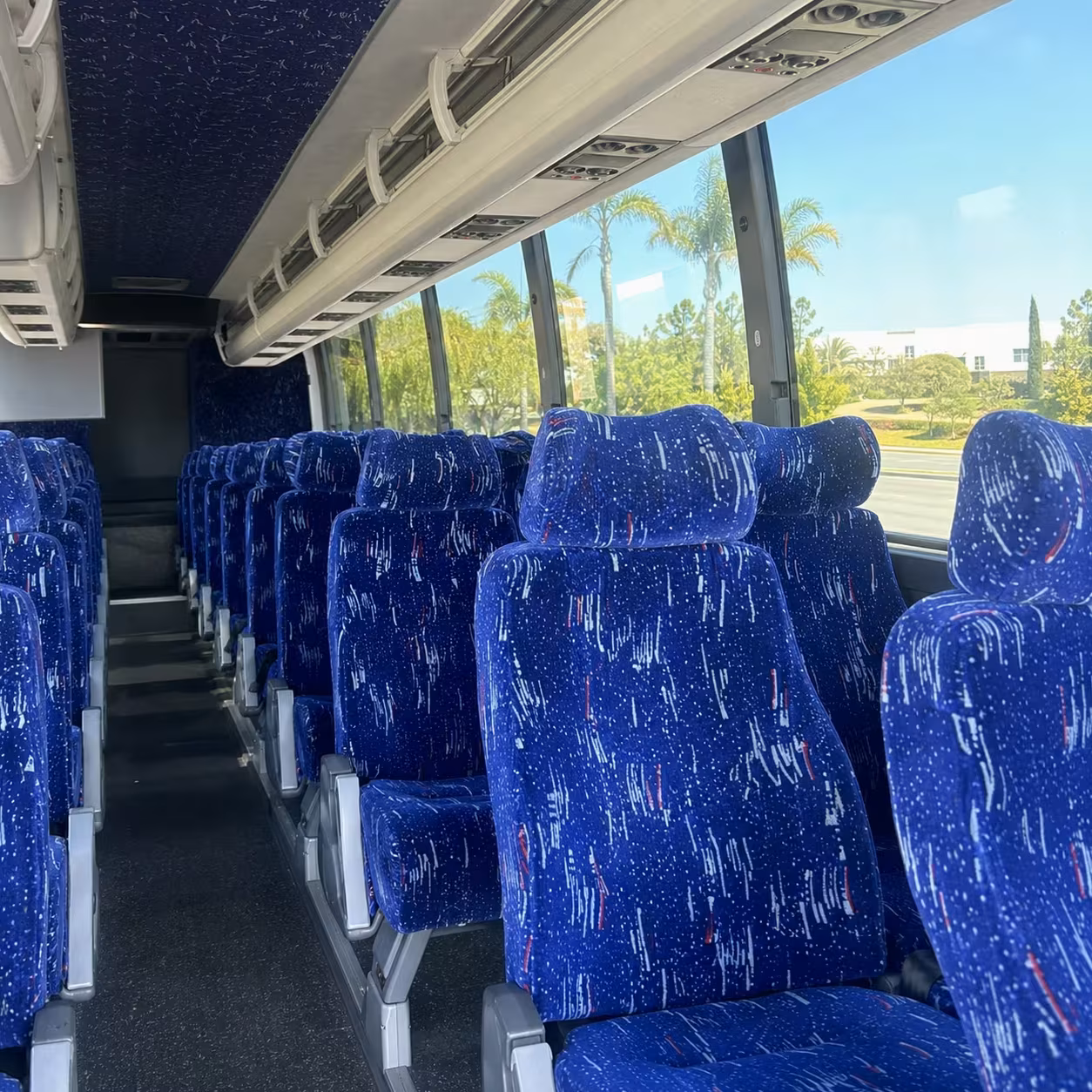 tulsa charter bus interior