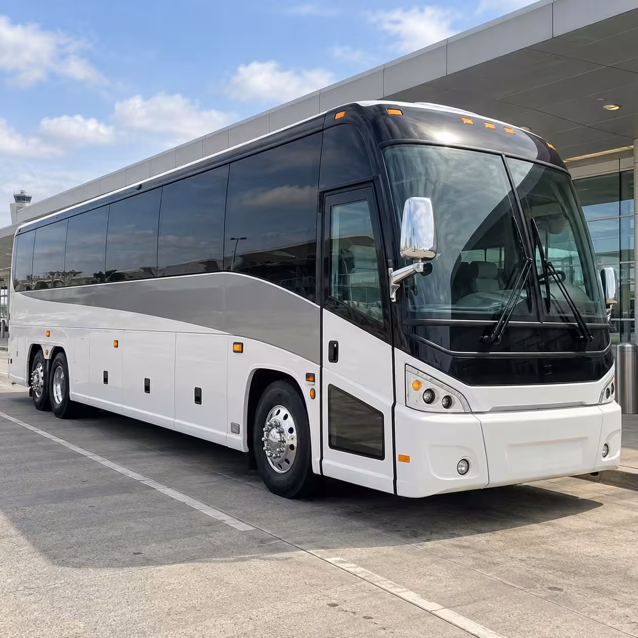 tulsa wedding shuttle buses for guests and receptions